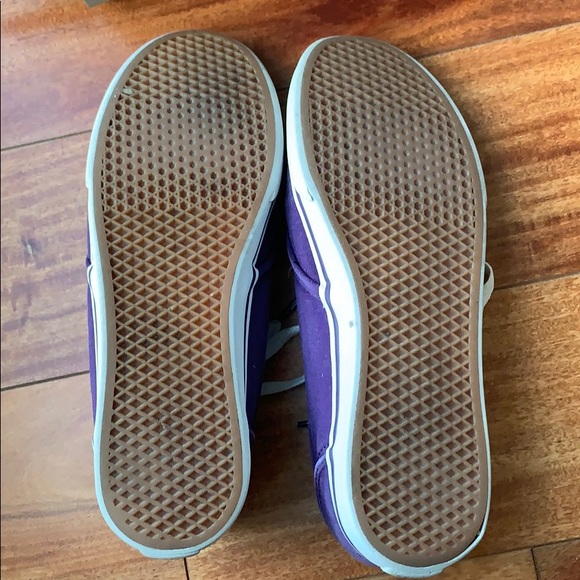 Vans Purple Women’s Size 7 - Picture 3 of 4